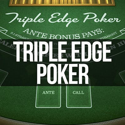 Play Triple Edge Poker on Starcasinodice.be online casino