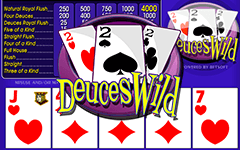 Play Deuces Wild on Starcasinodice online casino