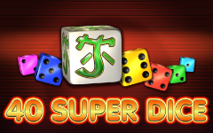 Play 40 Super Dice on Starcasinodice online casino